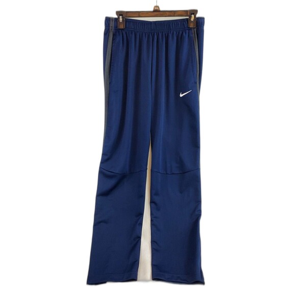 Nike Joggers Mens Blue Athletic Warm Up Pants Sz M Pockets Drawstring RN#56323 - Picture 2 of 14